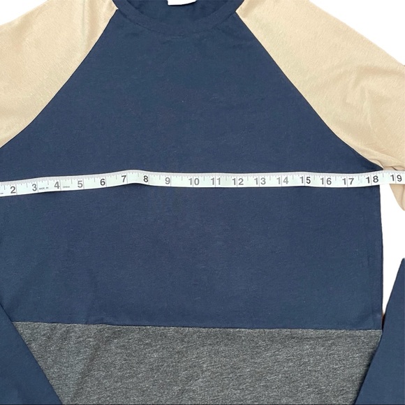 ASOS - MEN’S COLOR BLOCK L/S T-SHIRT - Picture 5 of 9